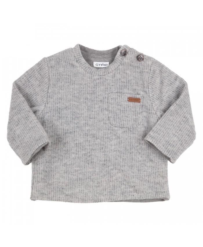 Gymp  jongens pullover sweater grey